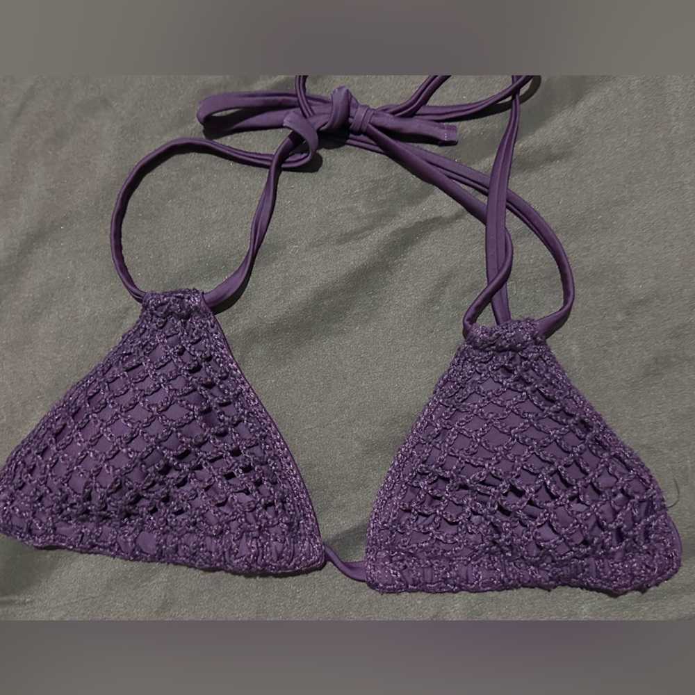 Purple Bikini Top